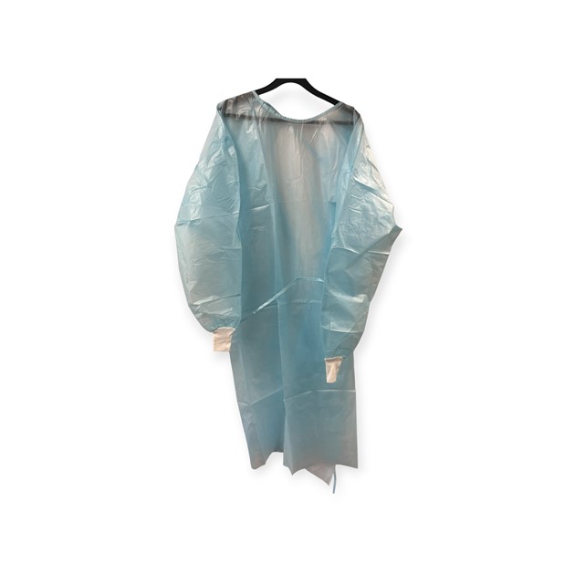 Förkläde  med ärm och mudd 10st/fp